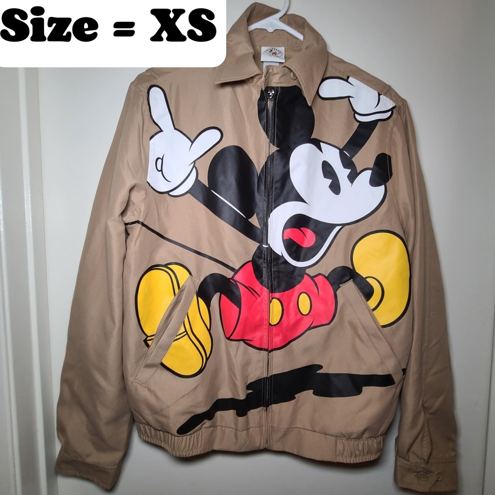 Disney Parks Mickey Mouse Brown Jacket XS Mickey & Co Collection - March 2023